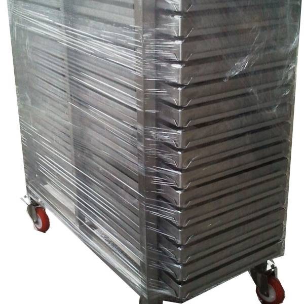 Halloumi mold washing trolley