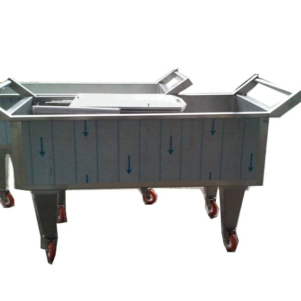 Halloumi transport trolley