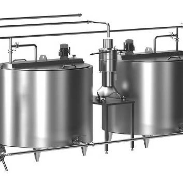 Milk Batch pasteurizer